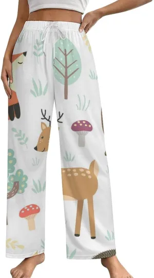 Women Pajama Pants Trouser Lounge Pants Sleepwear with Pockets (S-5XL)