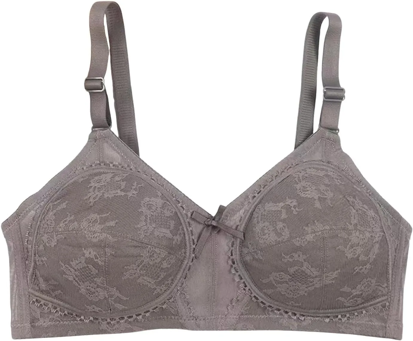 Women's Bras for Older Women Brasieres Seamless Black Bandeau Top with Built in Bra Wireless Padless Bras for Women