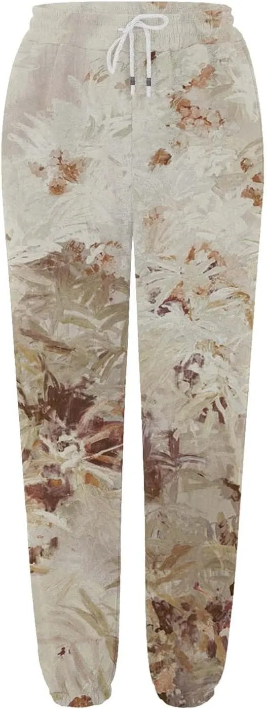 Womens Camo Sweatpants Wide Leg High Waisted Pants Casual Baggy Workout Joggers Camouflage Sweat Pants Trousers