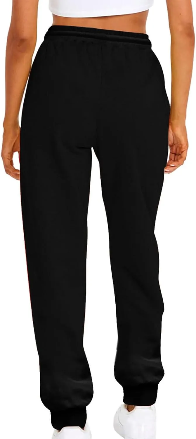 Womens Cargo Sweatpants Casual Loose Fit Workout Joggers Trendy Baggy Sweat Pants Fall Fashion Pants with Pockets