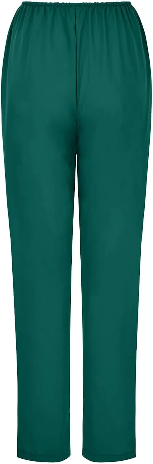 Womens Casual Wide Leg Elastic Waist Lightweight Nursed Long Pants Fitting Fit Long Women Casual Pants Plus Size Long