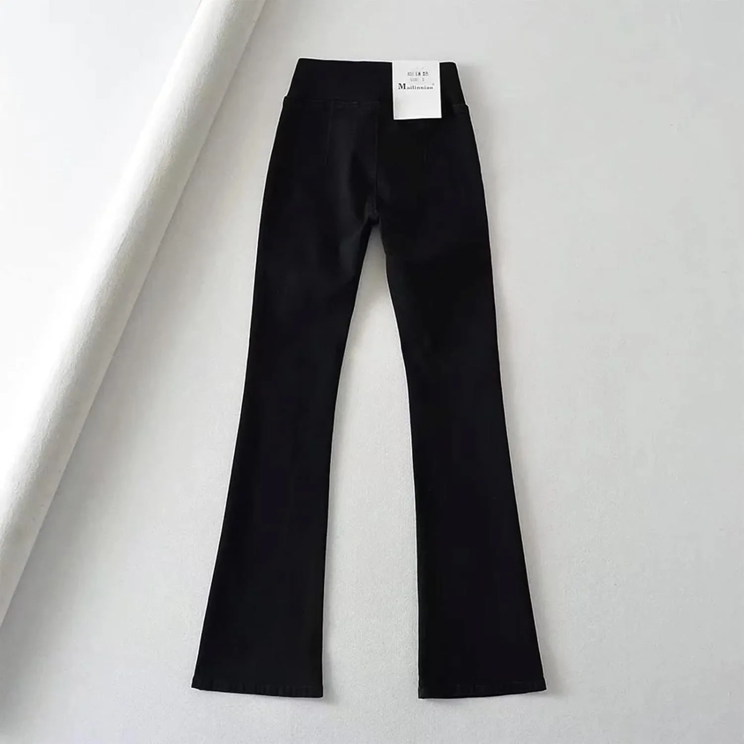 Womens Jeans Trendy 2024 Women's High Elastic High Waist Trousers Slim Fit Hip Sexy Jeans Flare Womens Jean Sweat