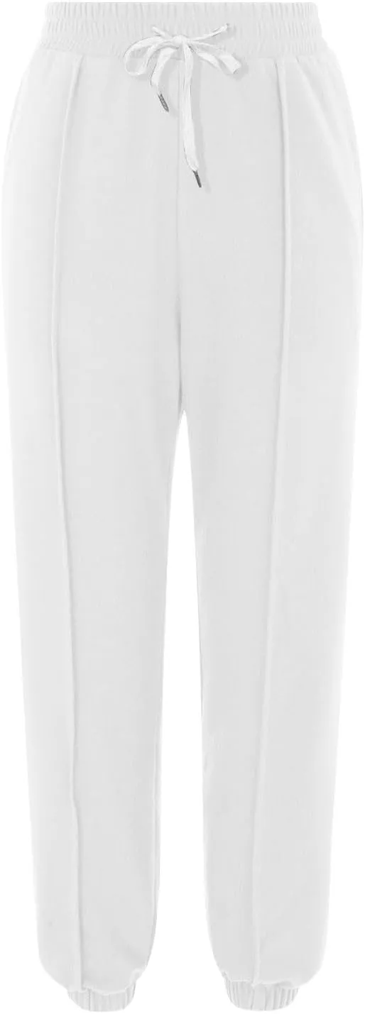 Womens Pants Trendy 2024 Relaxed Fit Athletic Gym Jogger Sweatpants Trendy Baggy Active Loungewear Fall Sweat Pants