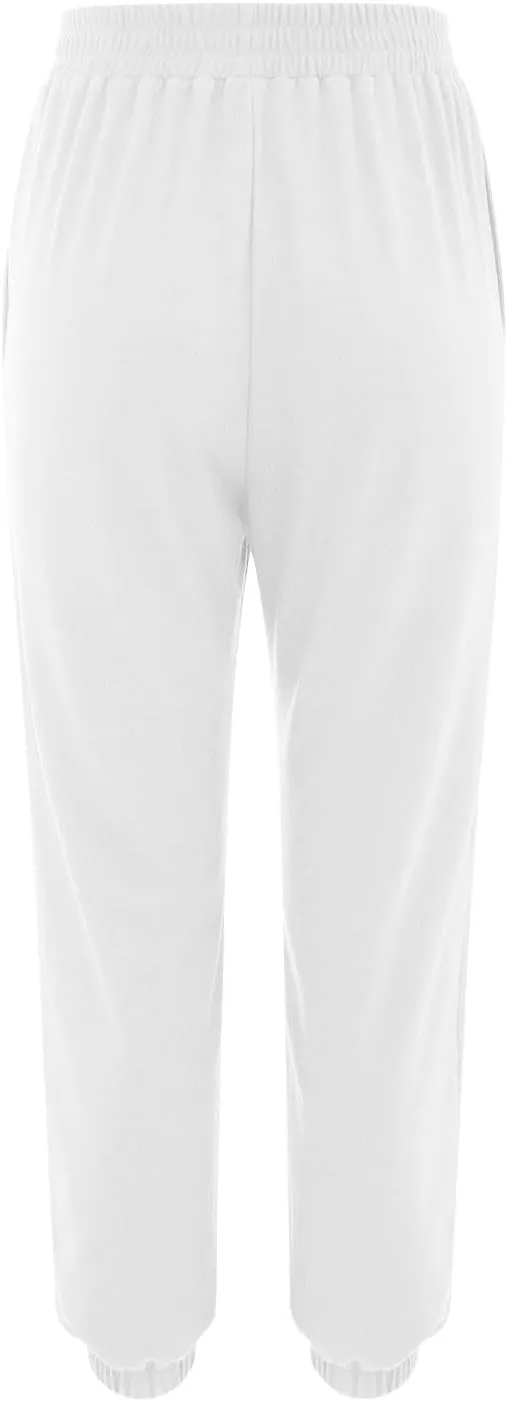 Womens Pants Trendy 2024 Relaxed Fit Athletic Gym Jogger Sweatpants Trendy Baggy Active Loungewear Fall Sweat Pants