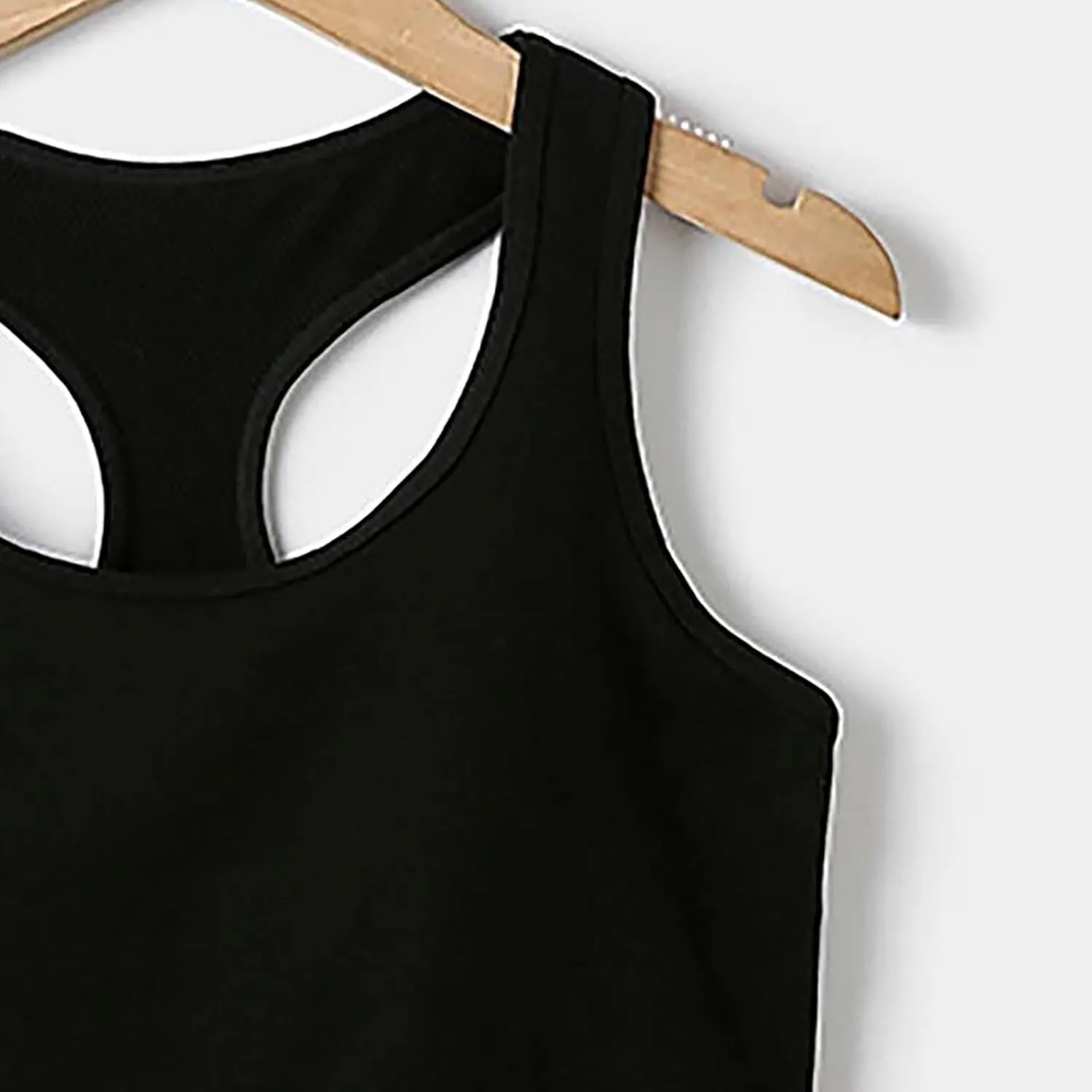 Womens Racerback Tank Tops with Built in Bra Summer Basic Sleeveless Crop Yoga Shirts Fitted Running Workout Camisole
