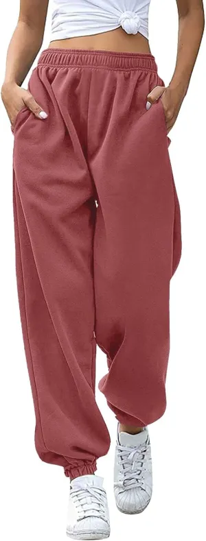 Women's Summmer Joggers Lightweight Athletic Sweatpants Loose Workout Hiking Pant Lounge Casual Travel Pant Jogger