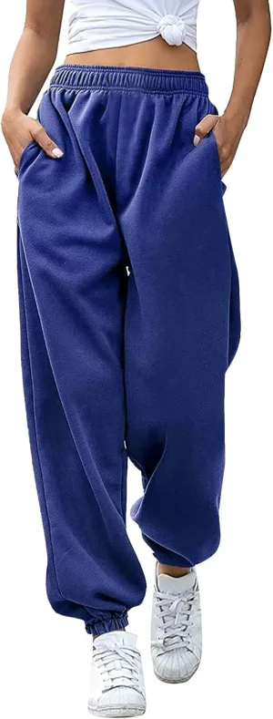 Women's Summmer Joggers Lightweight Athletic Sweatpants Loose Workout Hiking Pant Lounge Casual Travel Pant Jogger