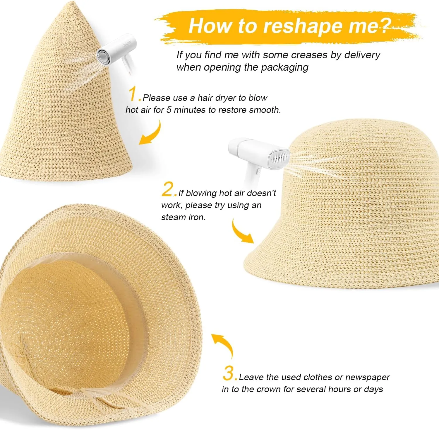Womens Sun Hat Beach Hat UV UPF 50  Summer Hat Foldable Packable Lightweight Mesh Bucket Hat