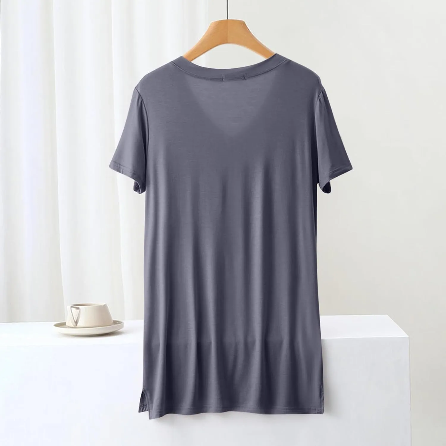 Womens Tops with Built in Bras Padded Basic Solid Summer Casual Tops Yoga Athletic Stretch Sportwear Clothes
