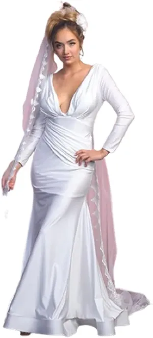 Women's V-Neckline Bodycon Stretchy Ruched Bodice Long Sleeve Mother of The Bride Evening Formal Dress