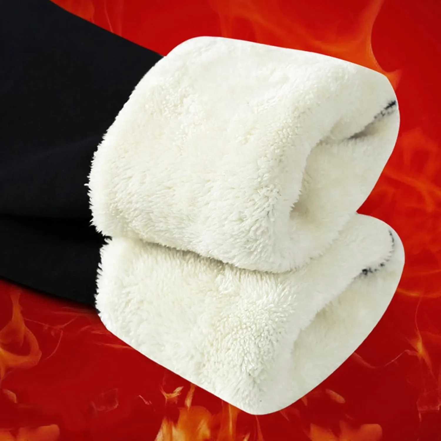 Womens Winter Fleece Lined Leggings Winter Warm Athletic Jogger Sporty Athletic Joggers Pants Lounge Pants Fluffy Sleepwear