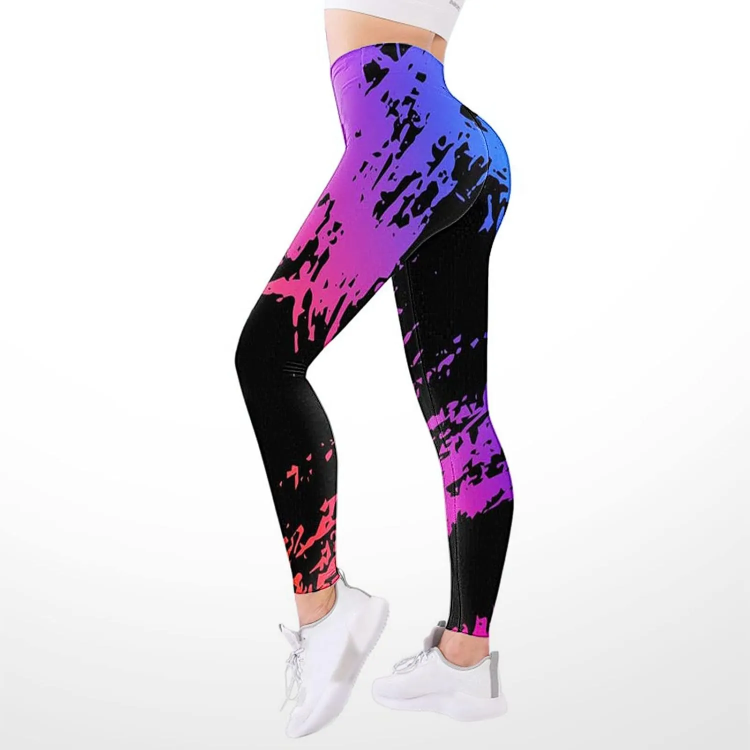 Women's Yoga Pants Leggings Print High Waist Pants for Womens Tights Compression Yoga Fitness High Waist Leggings