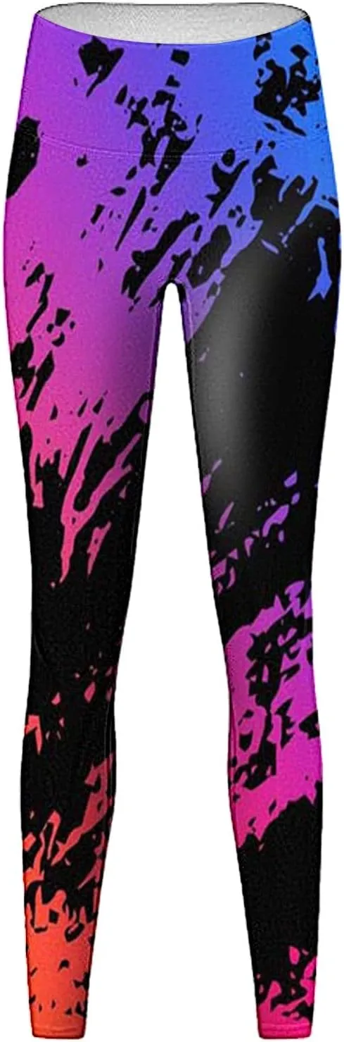 Women's Yoga Pants Leggings Print High Waist Pants for Womens Tights Compression Yoga Fitness High Waist Leggings