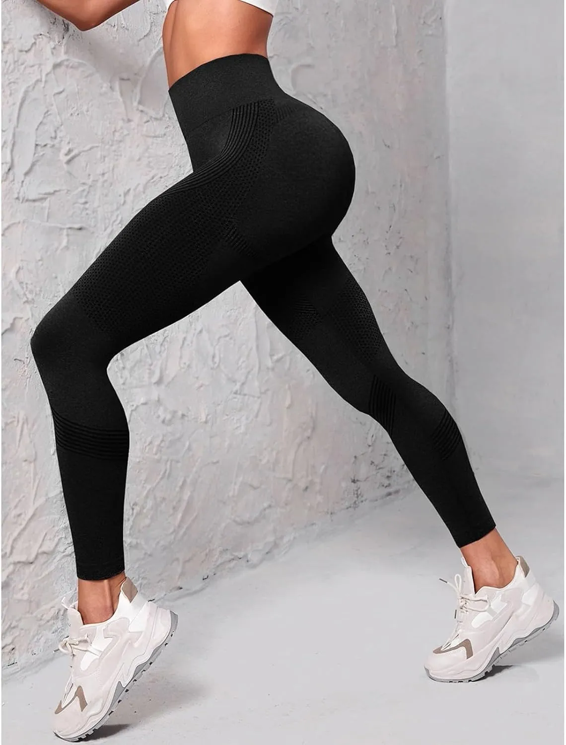 Workout Leggings for Women High Waisted Tummy Control Butt Lifting Compression Gym Leggings Comfy Stretch Yoga Pants