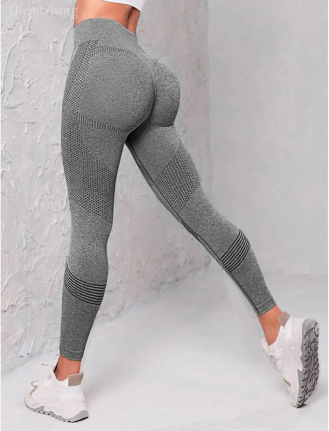 Workout Leggings for Women High Waisted Tummy Control Butt Lifting Compression Gym Leggings Comfy Stretch Yoga Pants