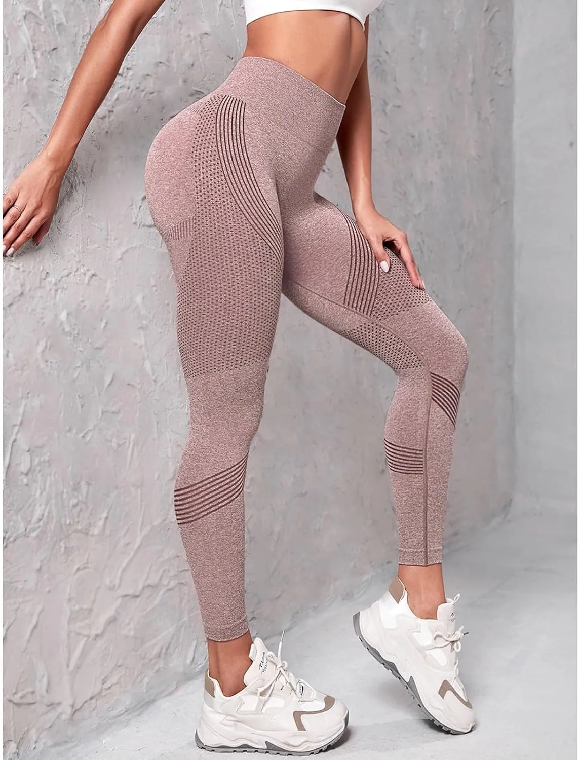 Workout Leggings for Women High Waisted Tummy Control Butt Lifting Compression Gym Leggings Comfy Stretch Yoga Pants