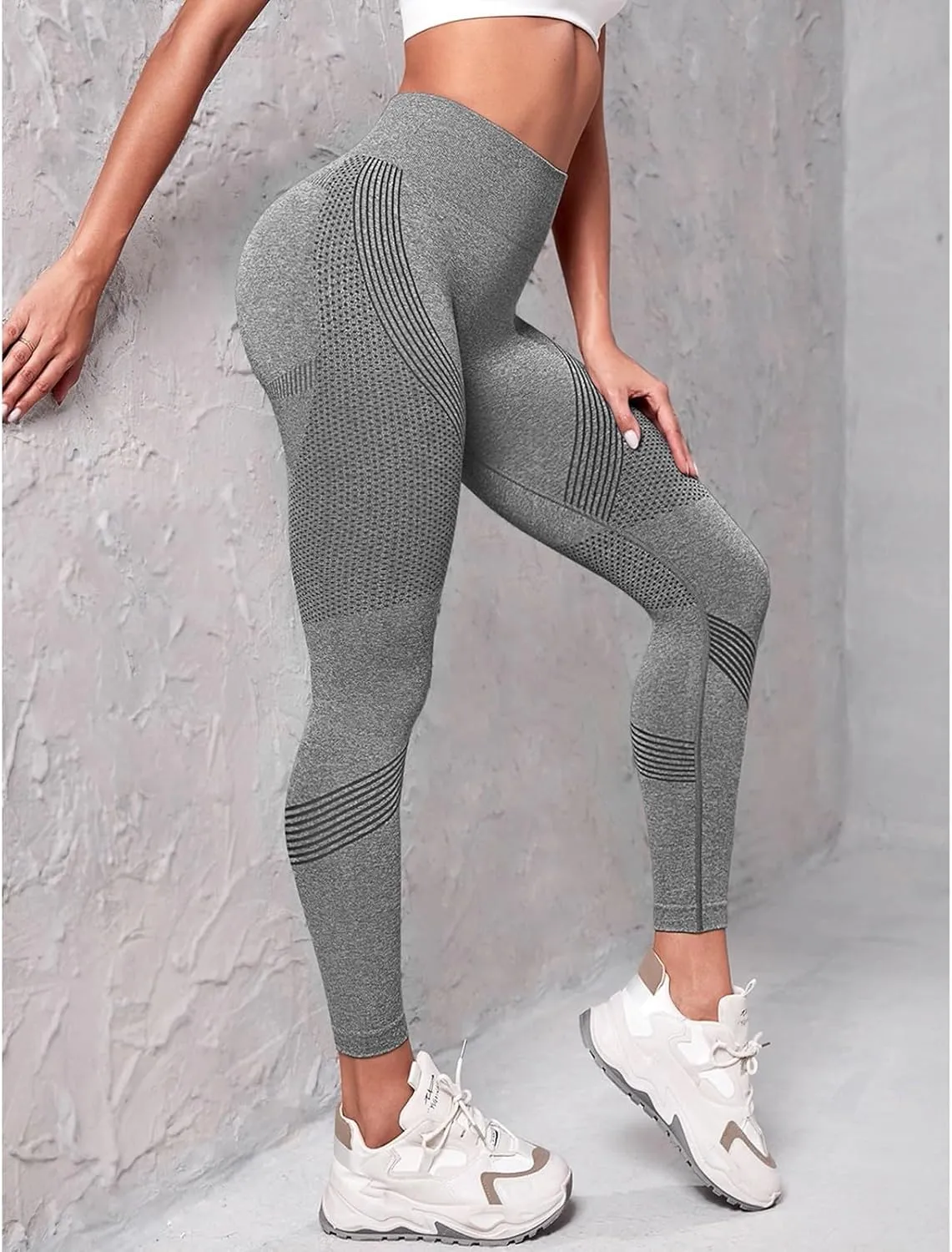 Workout Leggings for Women High Waisted Tummy Control Butt Lifting Compression Gym Leggings Comfy Stretch Yoga Pants