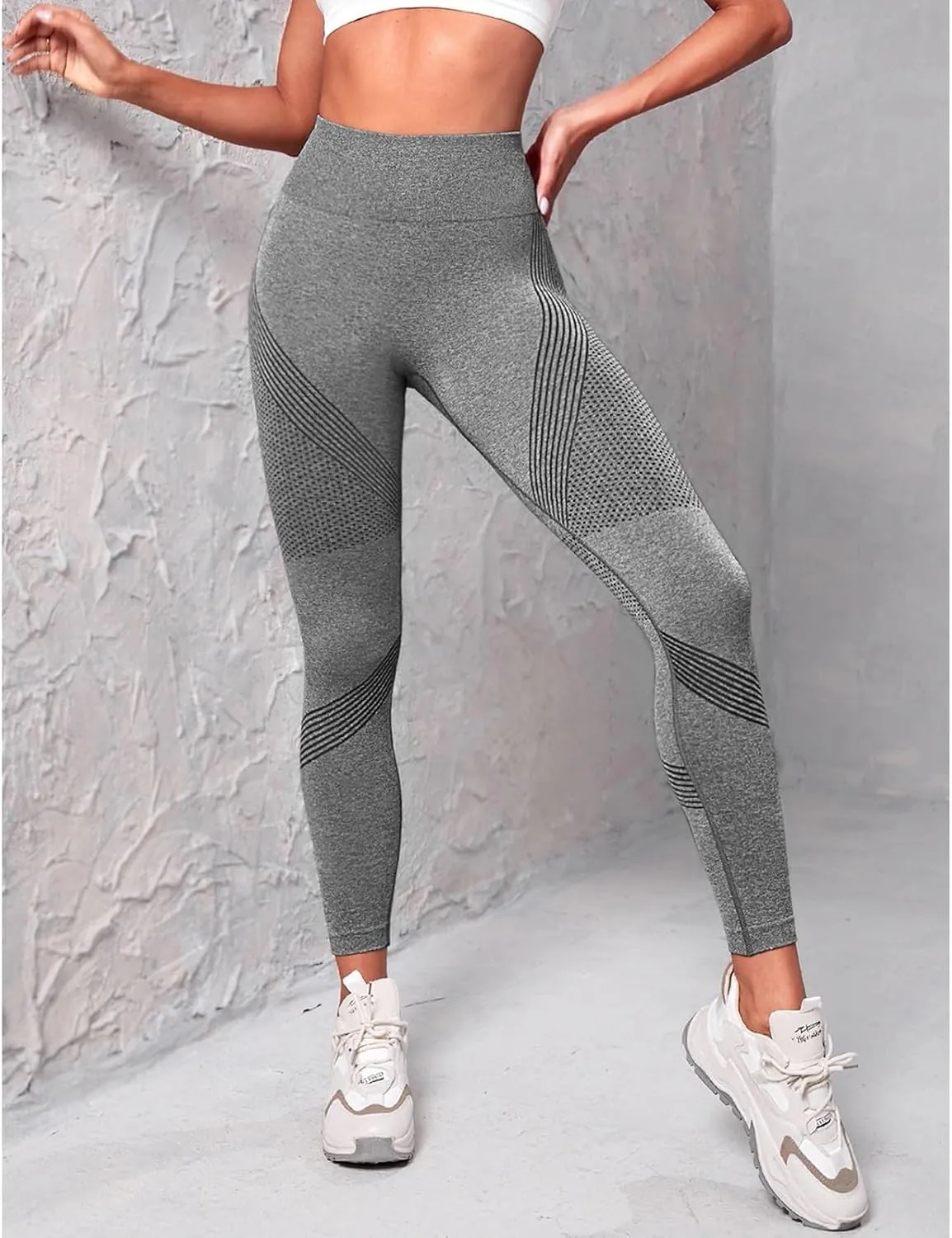 Workout Leggings for Women High Waisted Tummy Control Butt Lifting Compression Gym Leggings Comfy Stretch Yoga Pants