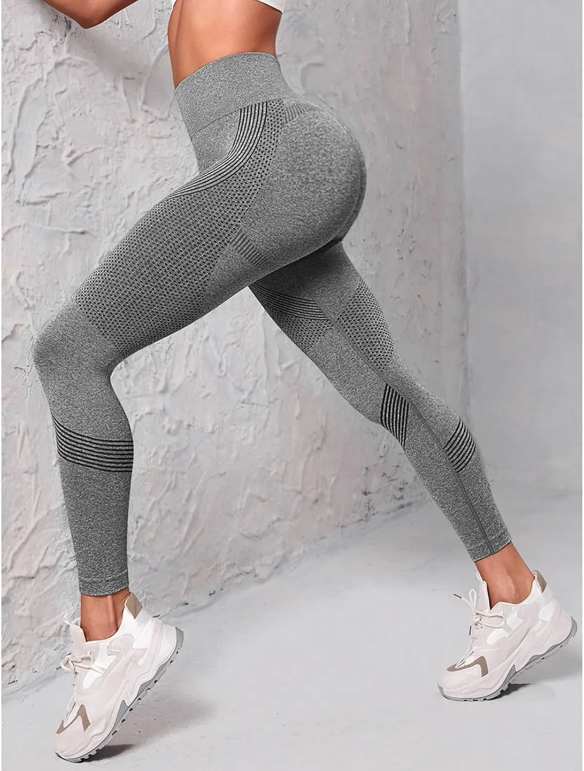 Workout Leggings for Women High Waisted Tummy Control Butt Lifting Compression Gym Leggings Comfy Stretch Yoga Pants