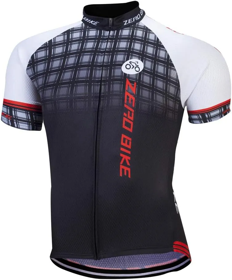 ZEROBIKE® Men's Short Sleeve Breathable Cycling Jersey Bike Clothes Sportswear Polyester Fabric