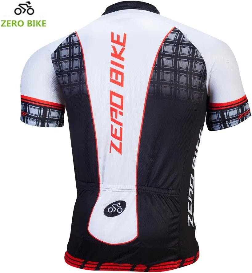 ZEROBIKE® Men's Short Sleeve Breathable Cycling Jersey Bike Clothes Sportswear Polyester Fabric