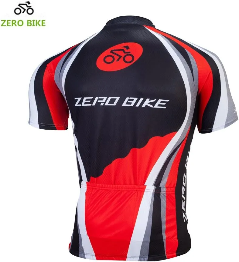 ZEROBIKE® Men's Short Sleeve Breathable Cycling Jersey Bike Clothes Sportswear Polyester Fabric