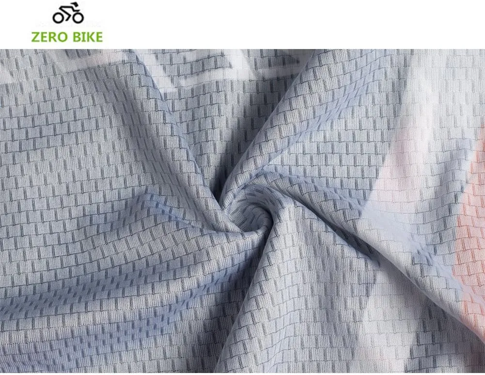 ZEROBIKE® Men's Short Sleeve Breathable Cycling Jersey Bike Clothes Sportswear Polyester Fabric