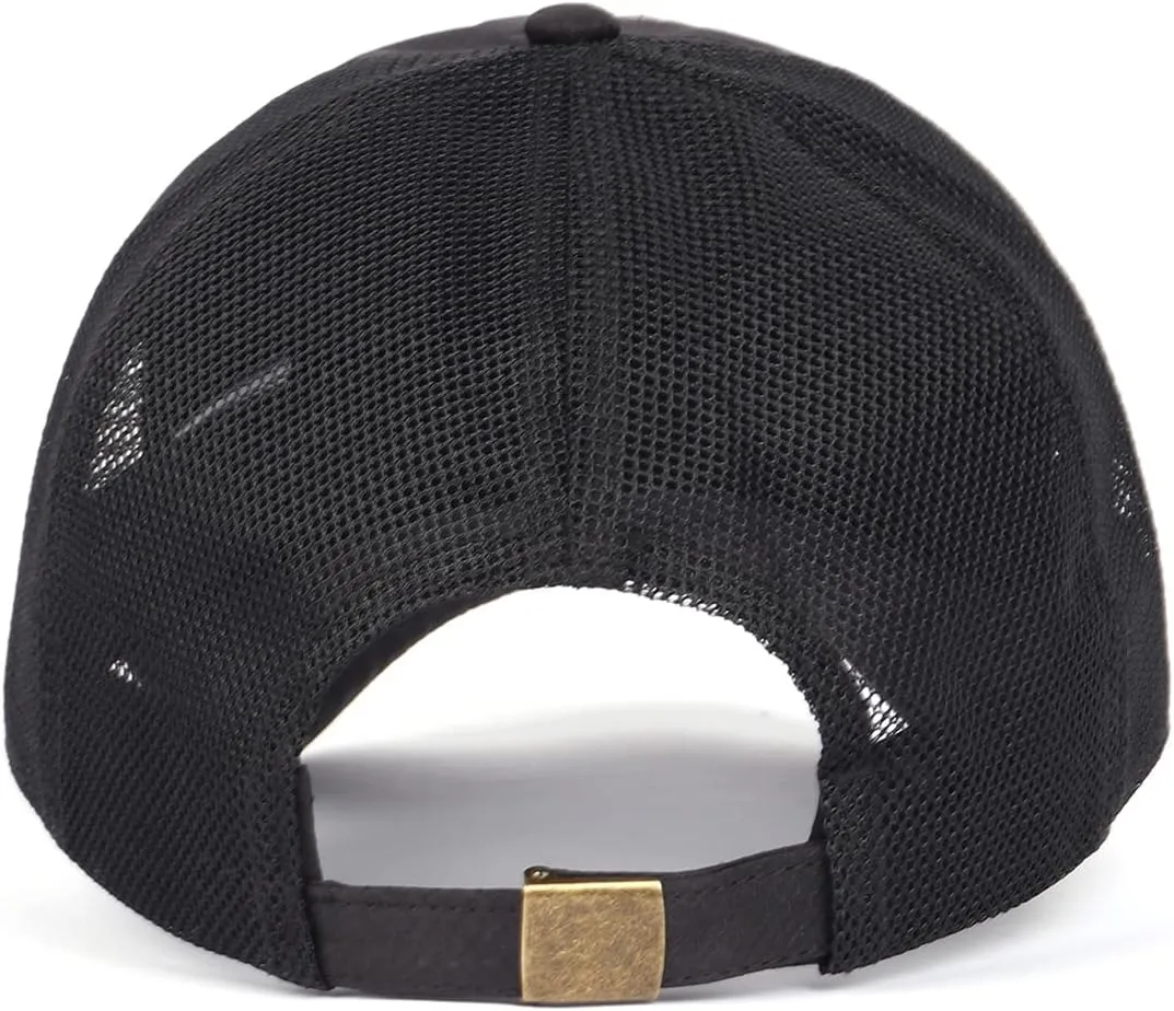 Zylioo XXL Oversize Trucker Caps,Adjustable Running Hats for Big Heads,Large Lightweight Mesh Back Baseball Cap